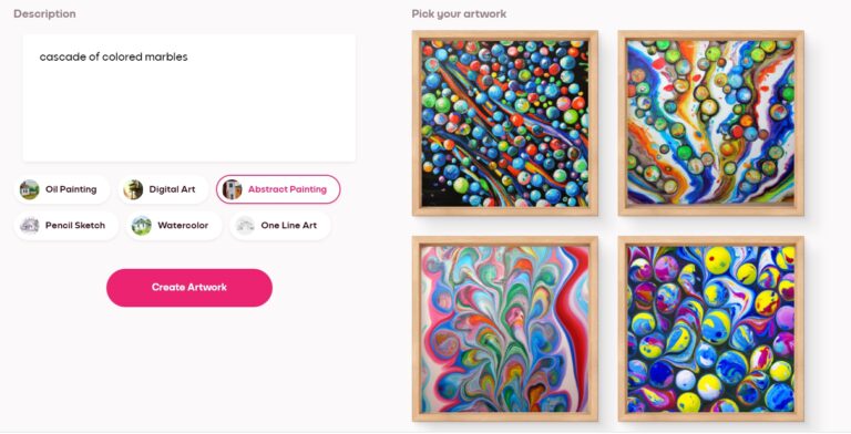 Monet, Van Gogh?  No, let AI create the art for your walls