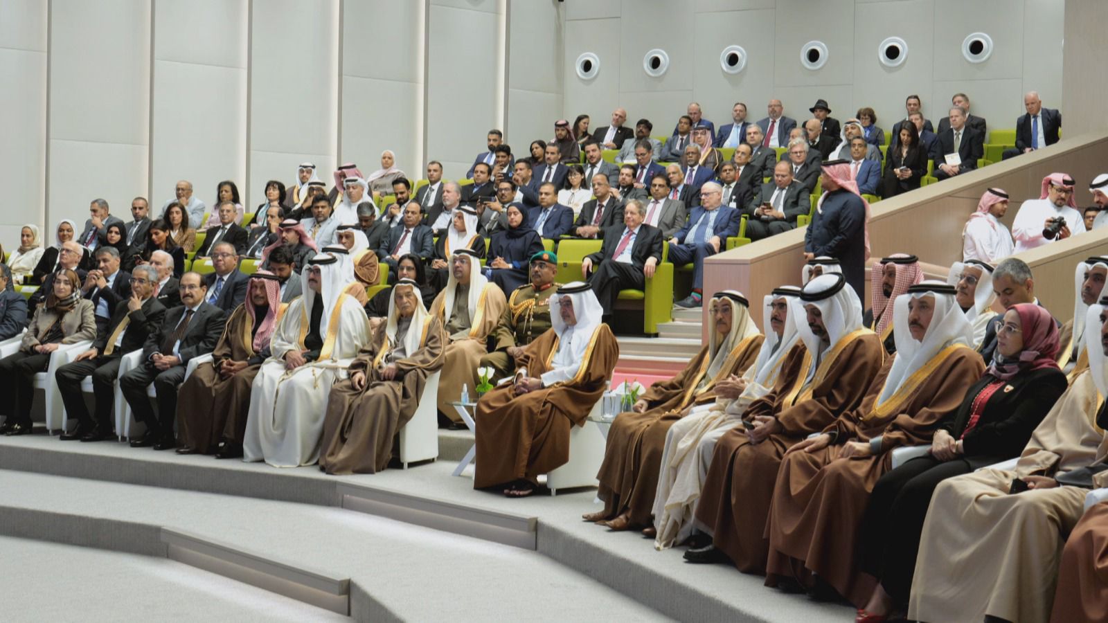 The audience at the inauguration of King Hamad American Mission Hospital in Manama, Bahrain. Photo courtesy of Sheba Medical Center