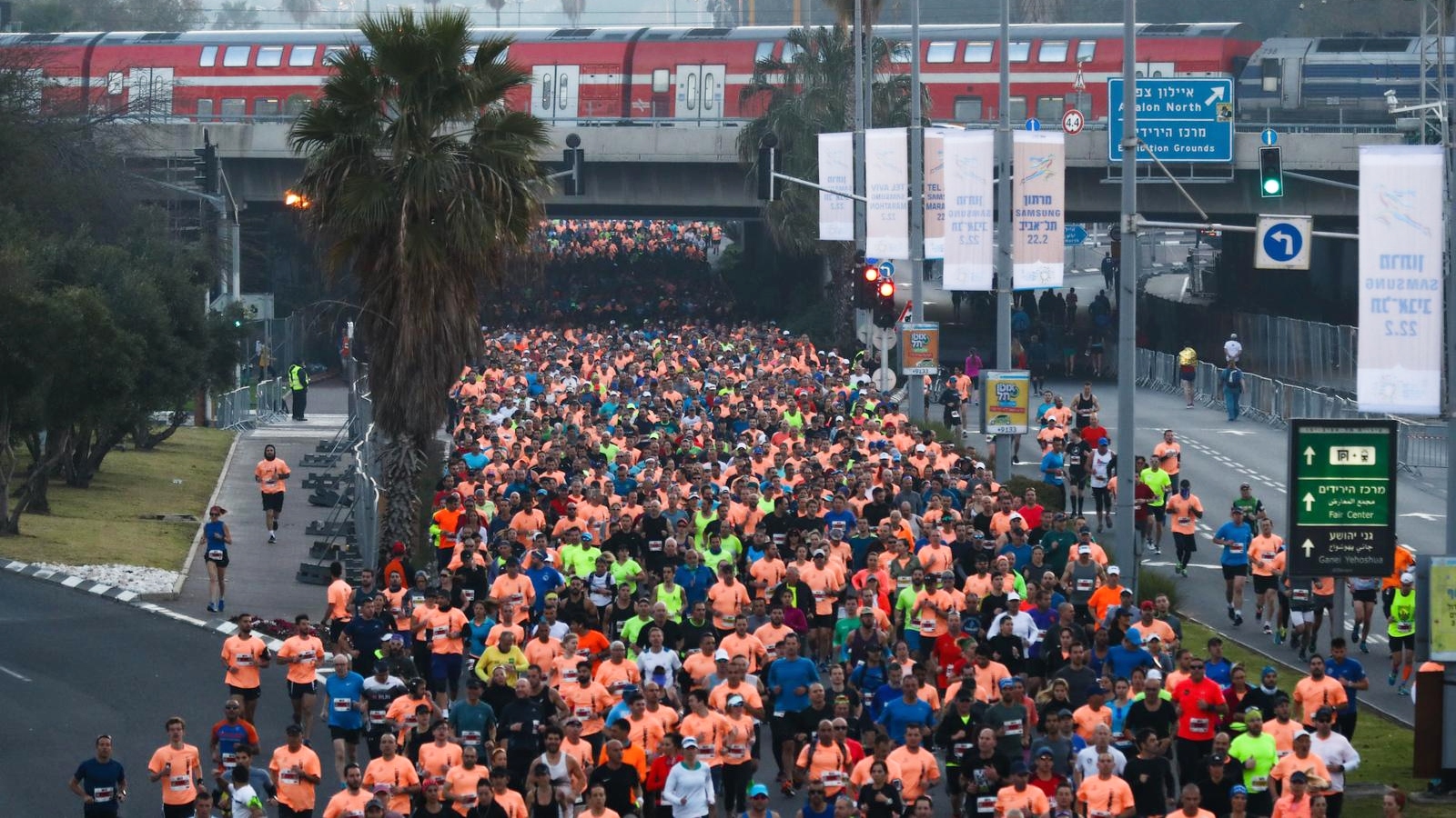The 2023 marathon is set draw a crowd of over 40,000 runners. Photo courtesy of Tel Aviv Yafo Municipality