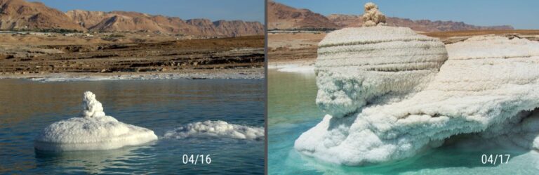 See how Dead Sea loses 600 Olympic pools of water every day