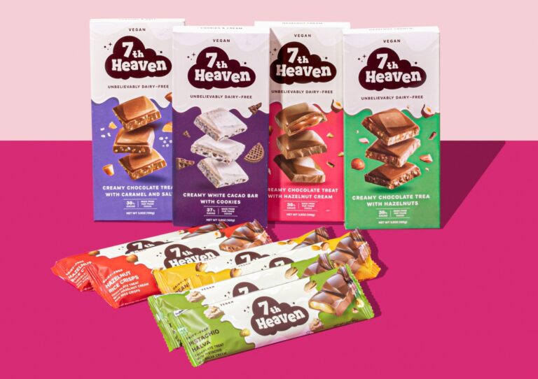 7th Heavenâ€™s vegan chocolates are meeting with enthusiasm among American flexitarians. Photo courtesy of Panda Chocolate