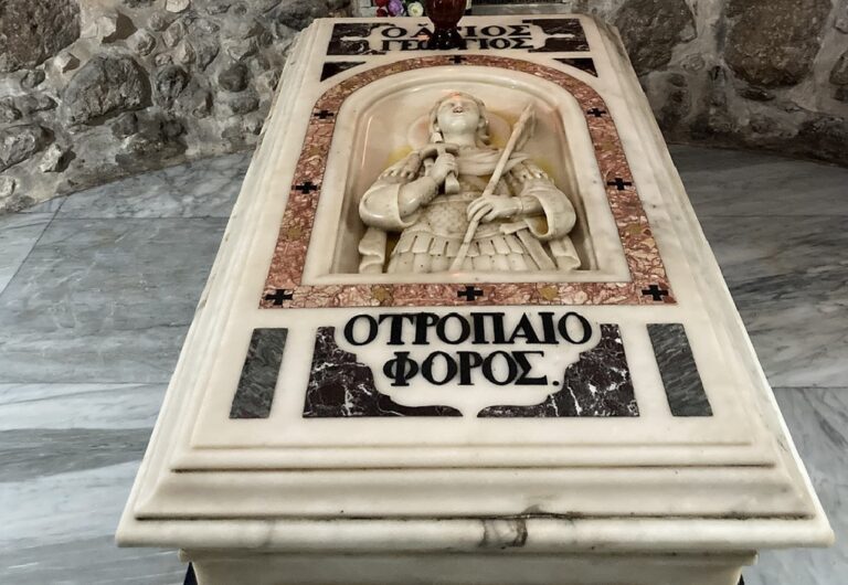 The famous Christian martyr buried in LodÂ 