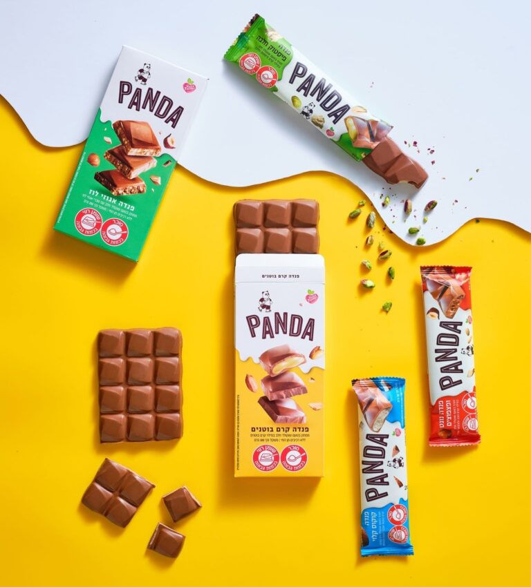 Panda Chocolate comes in 14 flavors in Israel. Photo courtesy of Panda Chocolate