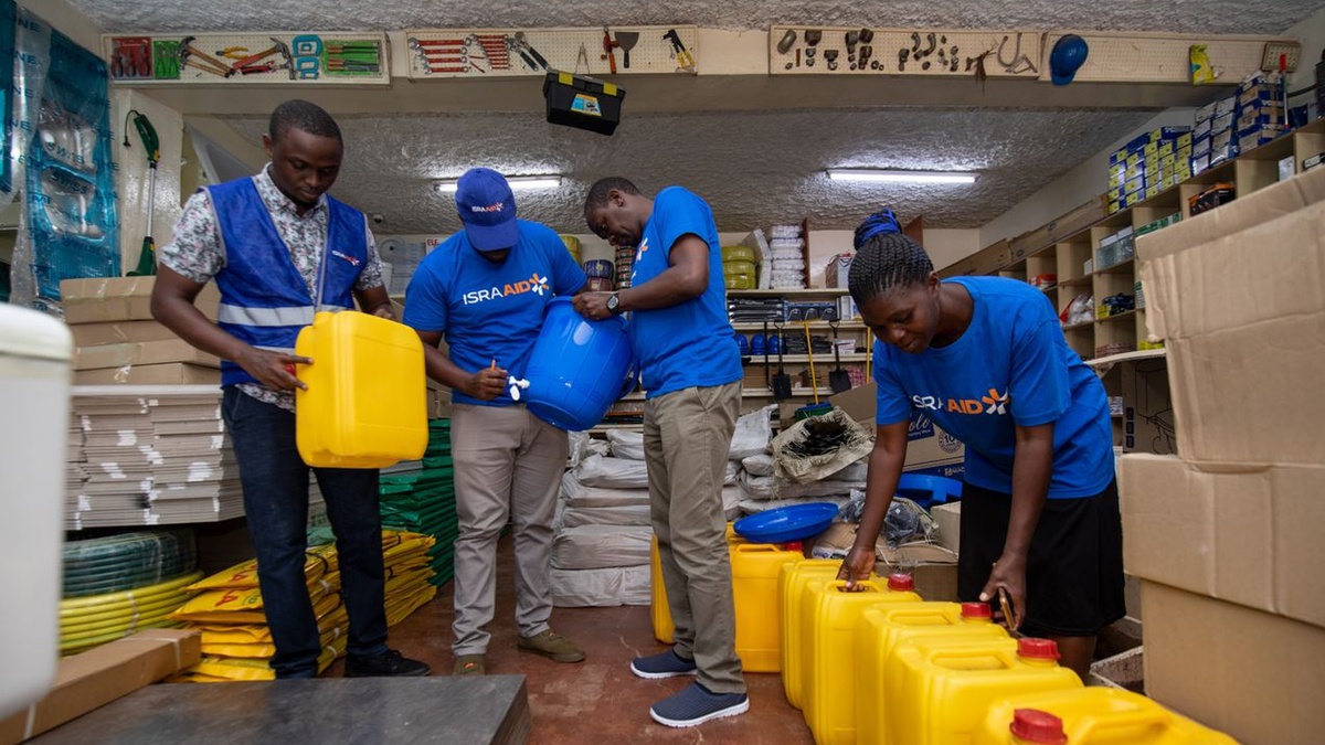 IsraAID is focusing on water sanitation and hygiene in bid to help mitigate outbreak of cholera following Cyclone Freddy. Photo by IsraAID/Lameck Ododo