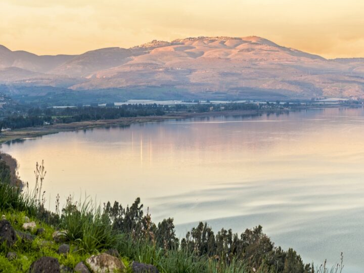 Sunset at the Sea of Galilee. Photo by Max Shamota/Shutterstock