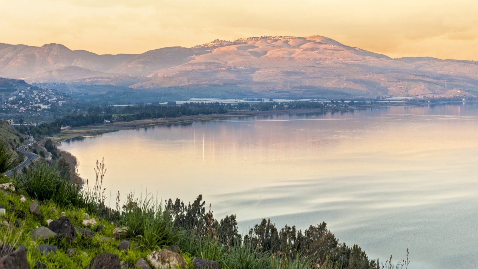 Sunset at the Sea of Galilee. Photo by Max Shamota/Shutterstock