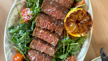 Chunk Foods' plant-based steak. Photo by Chunk Foods