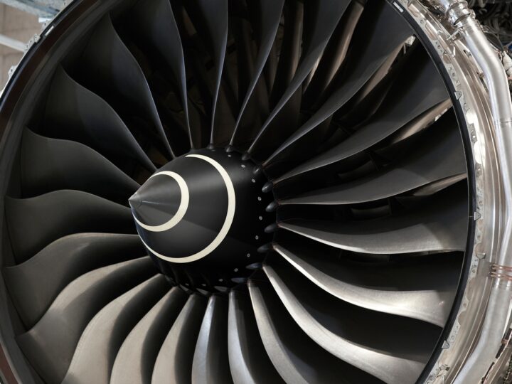 A Rolls-Royce Trent XWB jet engine. Photo courtesy of Rolls-Royce