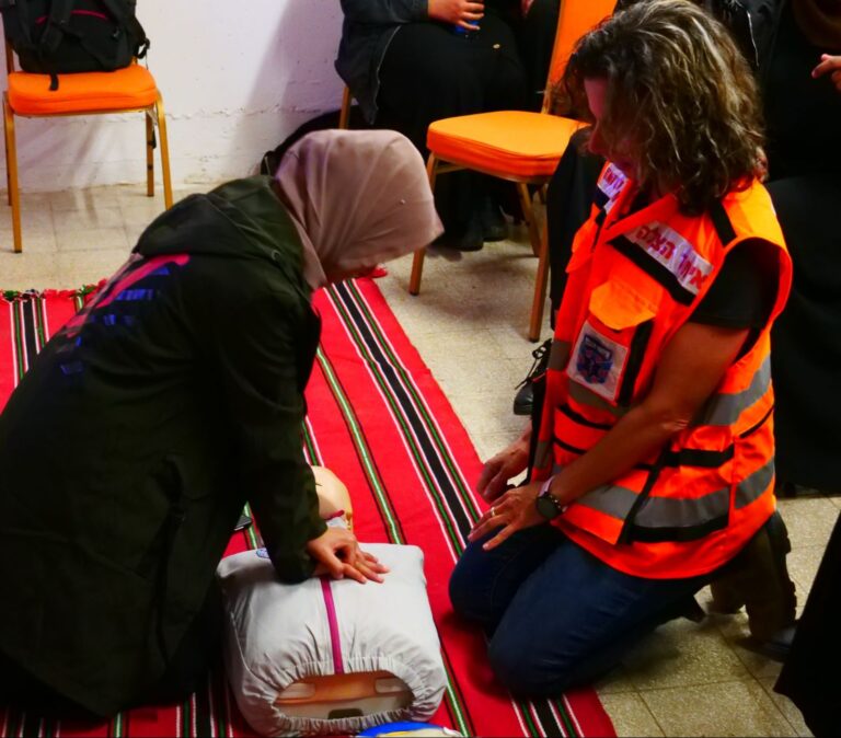 First responders team up with Bedouin teens to save lives