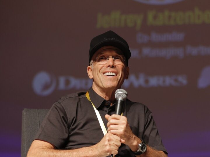 DreamWorks and WndrCO cofounder Jeffrey Katzenberg at Silicon Valley Comes to Tel Aviv, June 2023.Photo by Menash Cohen