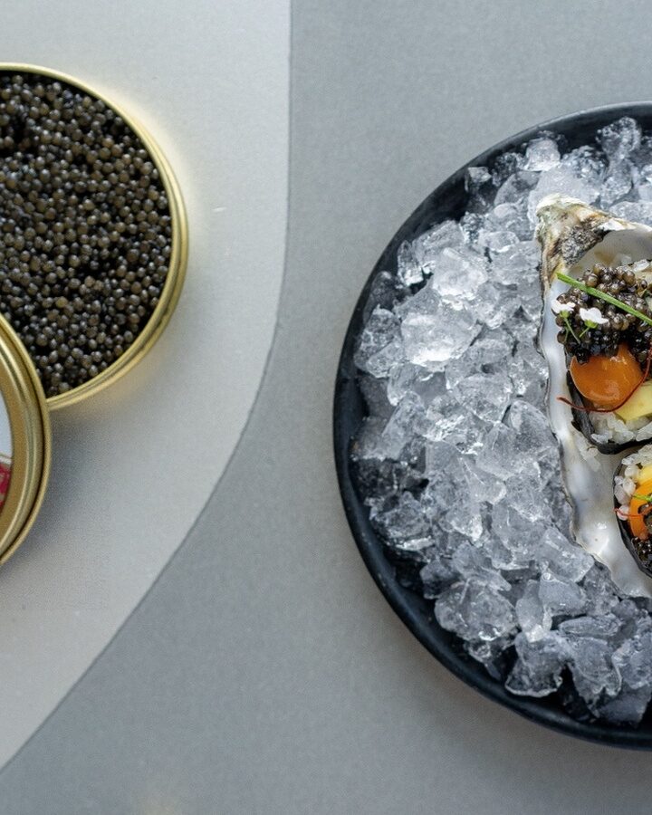 A caviar roll. Photo by Asaf Karela