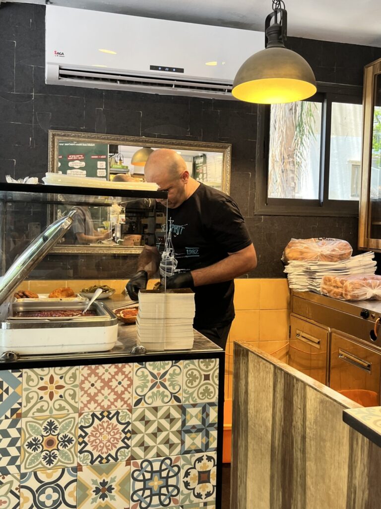 I found falafel heaven in Tel Aviv