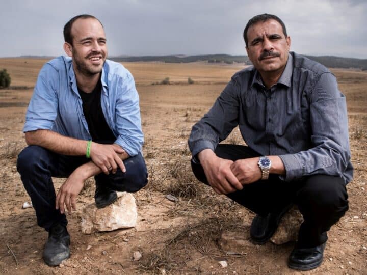 Desert Stars cofounders Matan Yaffe, left, and Dr. Mohammed Alnabari. Photo by Eldad Rafaeli