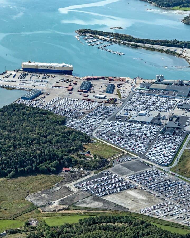 Wallhamn Port at Tjorn, Sweden. Photo courtesy of Wallhamn AB
