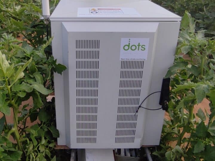 The DOTS solution enables real-time, continuous monitoring of fertilize levels in the soil, helping farms cut down on costs and application. Photo courtesy of DOTS