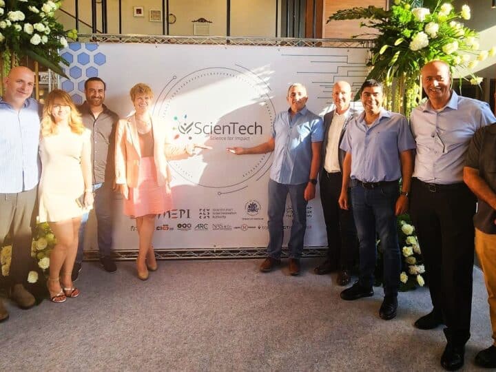 Participants and managers of ScienTech. Photo courtesy of the Galilee Society