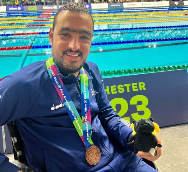 Para-swimmer nabs 4 World Championship gold medals