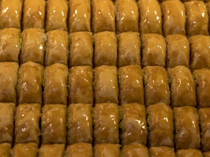 Baklava is one of the culinary delights available in Abu Ghosh. Photo by Yosefus via Shutterstock.com