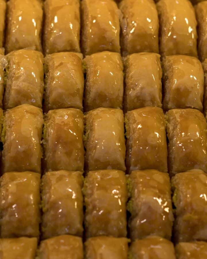 Baklava is one of the culinary delights available in Abu Ghosh. Photo by Yosefus via Shutterstock.com