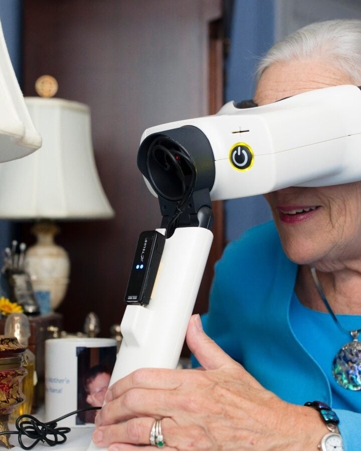 ForeseeHome enables patients to monitor macular degeneration at home. Photo courtesy of Notal Vision