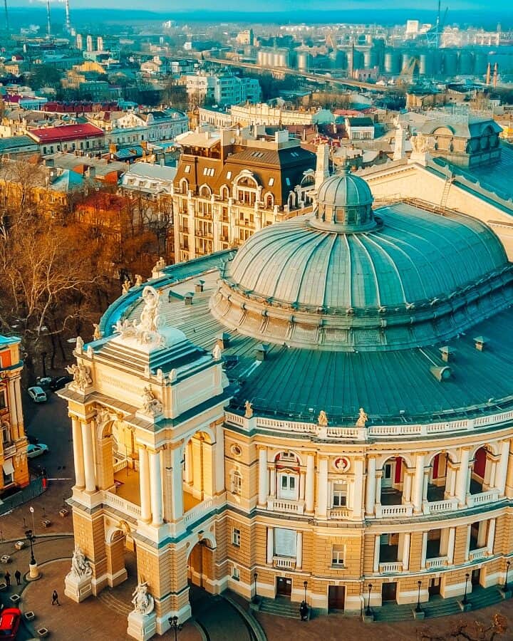 The roofs of Odessa. Photo by Hrecheniuk Oleksii via Shutterstock.com