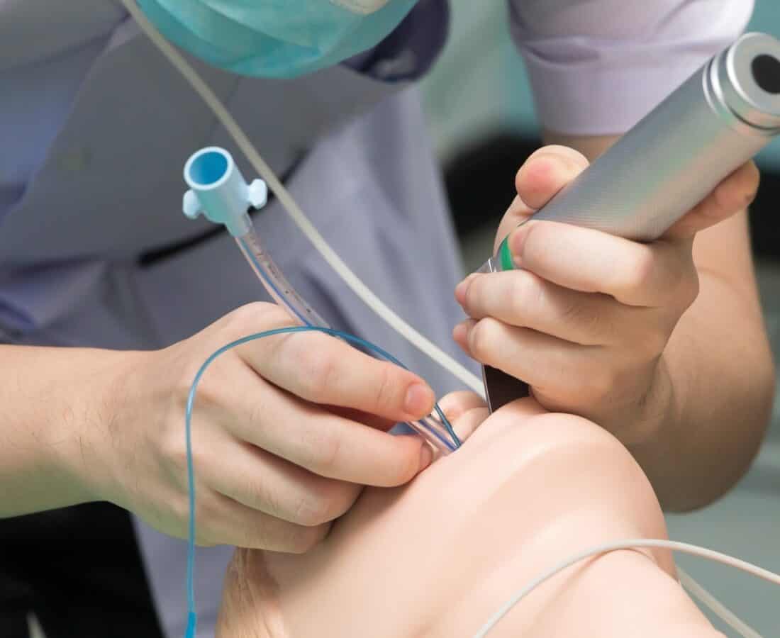 Photo of intubation by Kittipong Somklang via Shutterstock.com