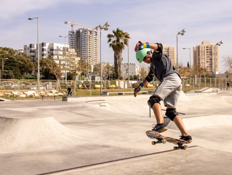 Skateboarding in Haifa. Photo by Luciano Santandreu via Shutterstock.com