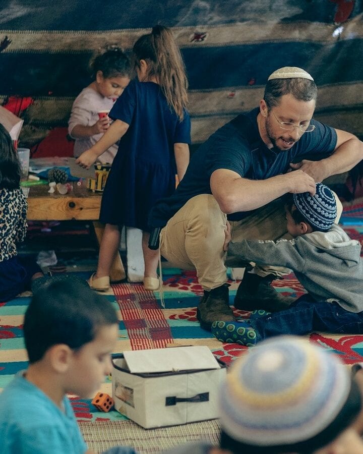 Residents of the village of Shlomit in a field school in Kfar Etzion. Photo courtesy of Jewish National Fund-USA