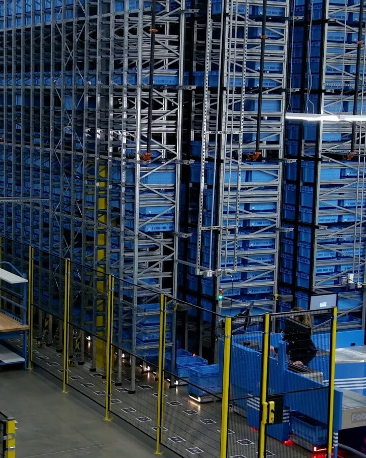Screenshot from Fabric video of the Dallas warehouse operation