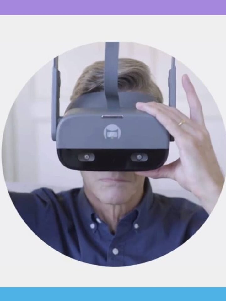 XRHealth's Anti-stress VR headset. Screenshot from xrhealth.co.il