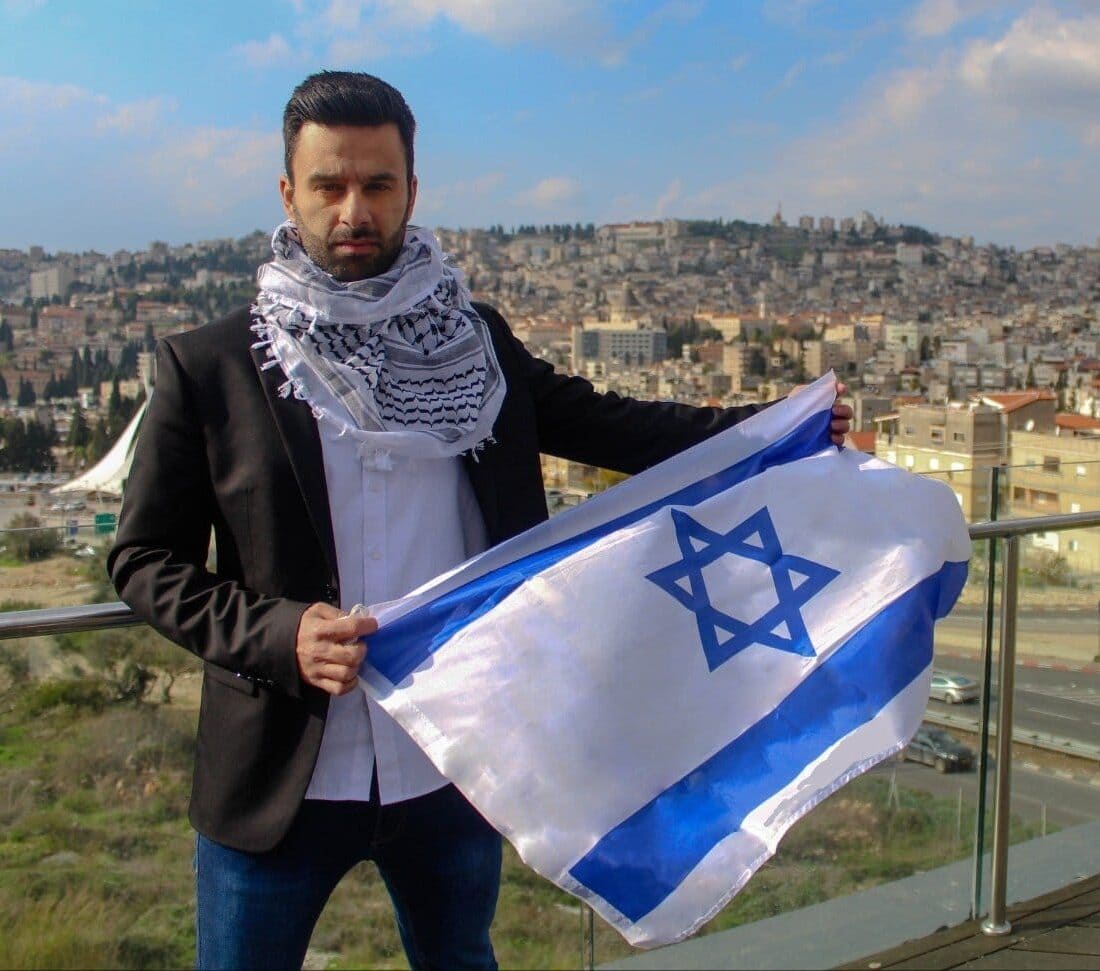 Arab Israeli activist Israel Yoseph Haddad uses social media to counter anti-Israel propaganda. Photo courtesy of Yoseph Haddad