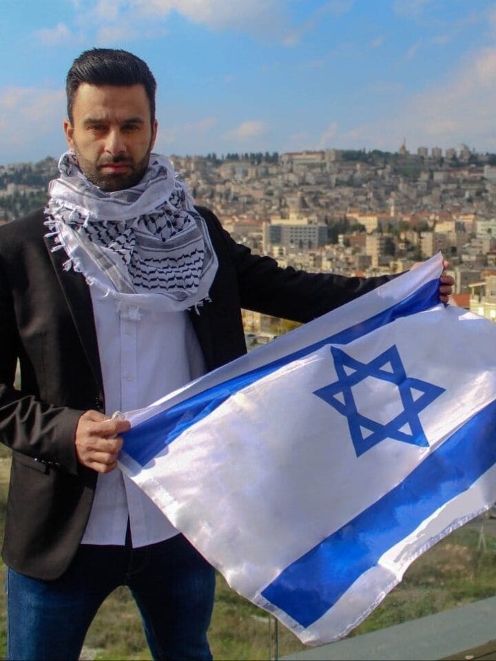 Arab Israeli activist Israel Yoseph Haddad uses social media to counter anti-Israel propaganda. Photo courtesy of Yoseph Haddad