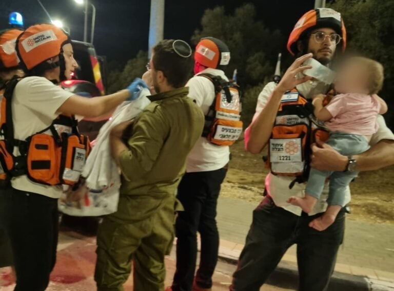 Scenes from a war: The baby an Israeli EMT canâ€™t forget