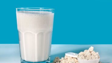 The Exosomm powder that can be added to milk products. Photo courtesy of Exosomm