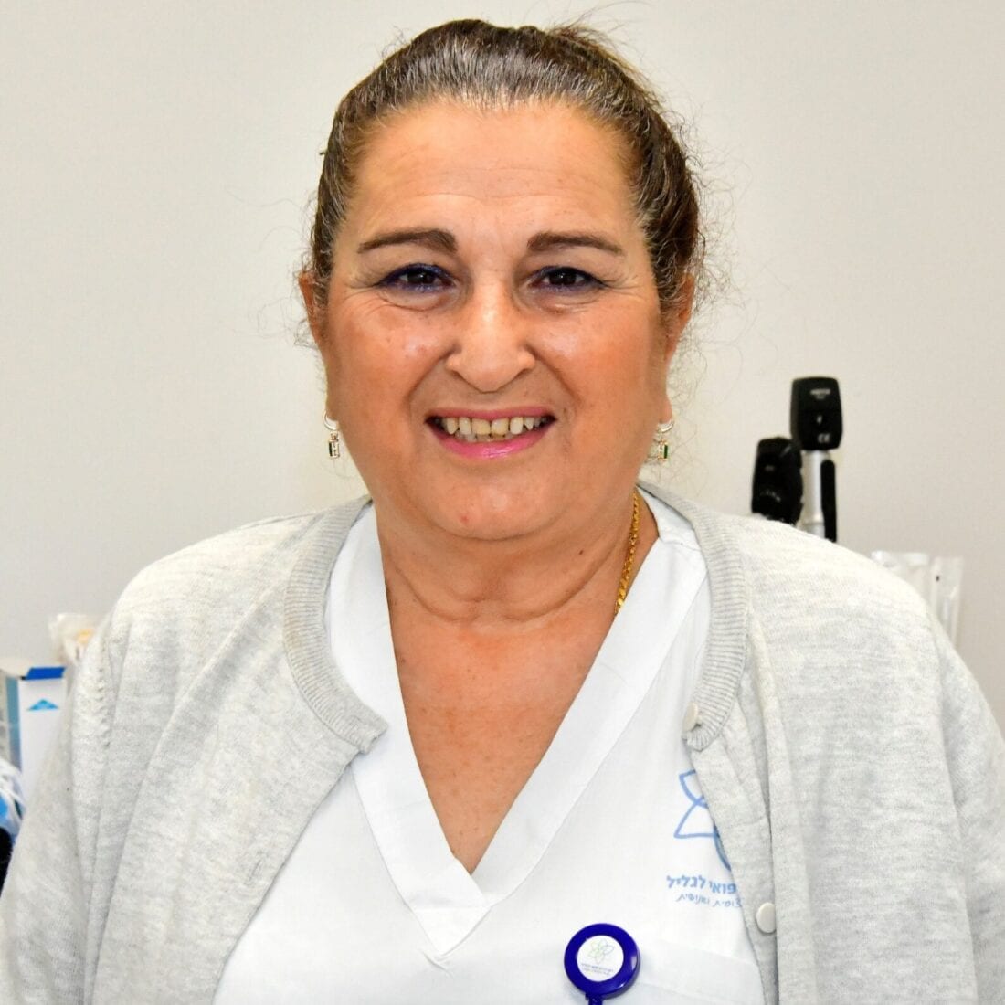 Beraha Astruk, head ophthalmology nurse at Galilee Medical Center. Photo by Roni Albert