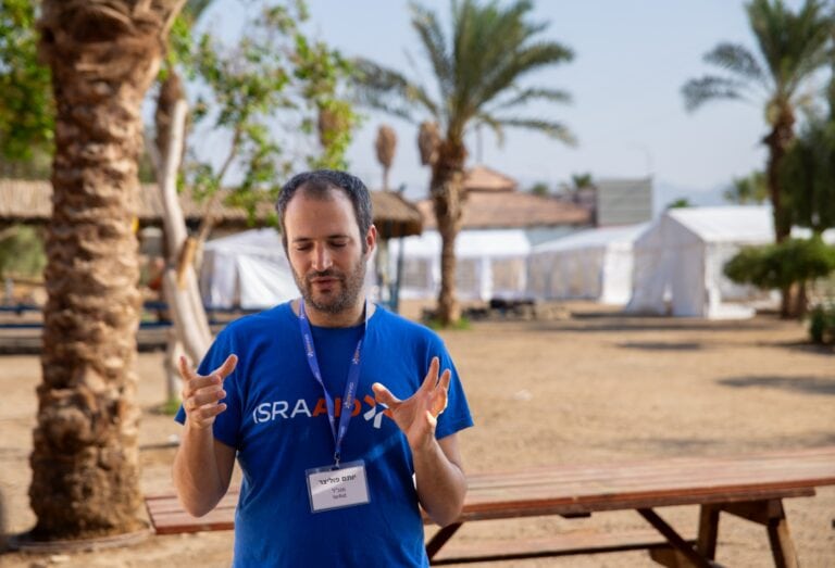 Yotam Polizer, CEO of IsraAID. Photo by John Jeffay