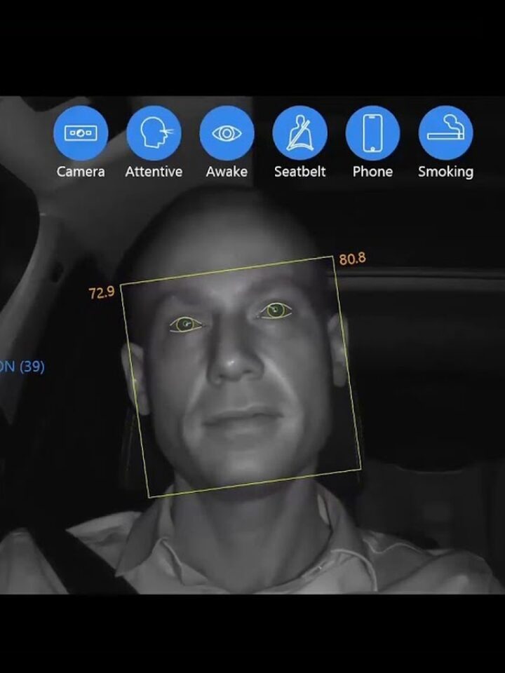 Cipia’s Driver Sense system monitors drowsiness and distraction. Photo courtesy of Cipia