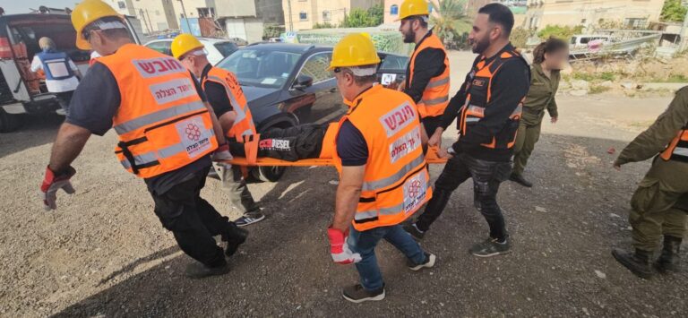 A mass casualty incident drill run by the IDF and United Hatzalah. Photo courtesy of United Hatzalah