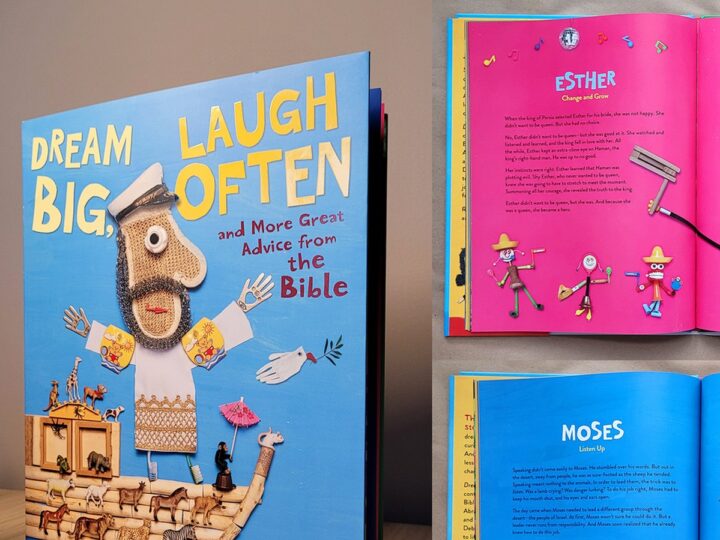A sampling from Hanoch Piven’s new book, Dream Big, Laugh Often and More Great Advice from The Bible. Photo courtesy of Farrar Straus Giroux Books for Young Readers