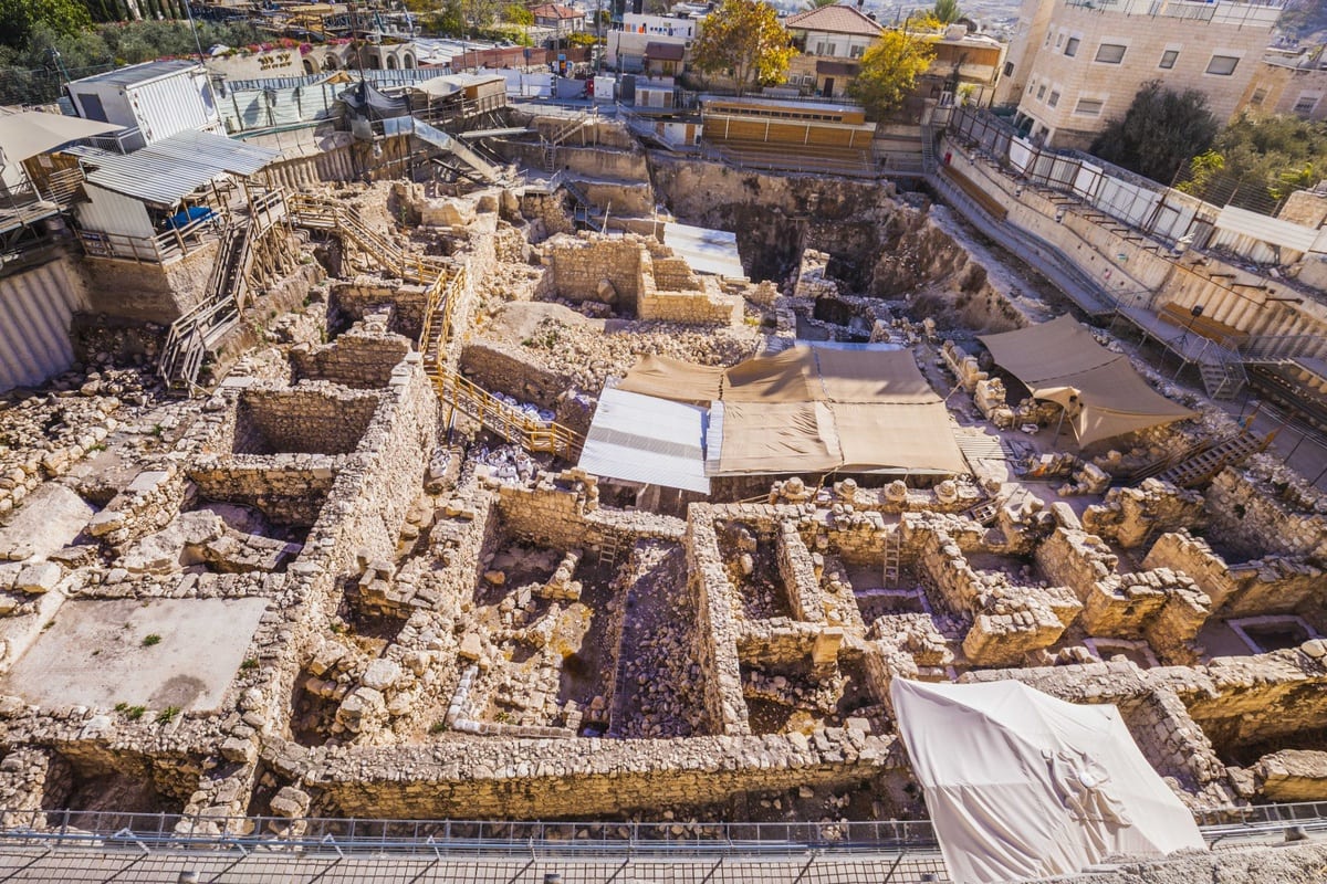Excavations at the City of David. Photo by Kobi Harati/City of David