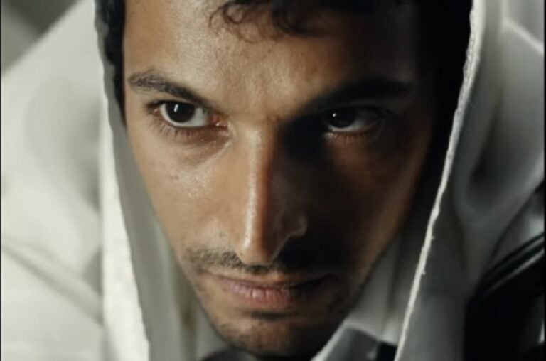 Yehuda Nahari Halevi as Yigal Amir in “Incitement.” Photo: screenshot
