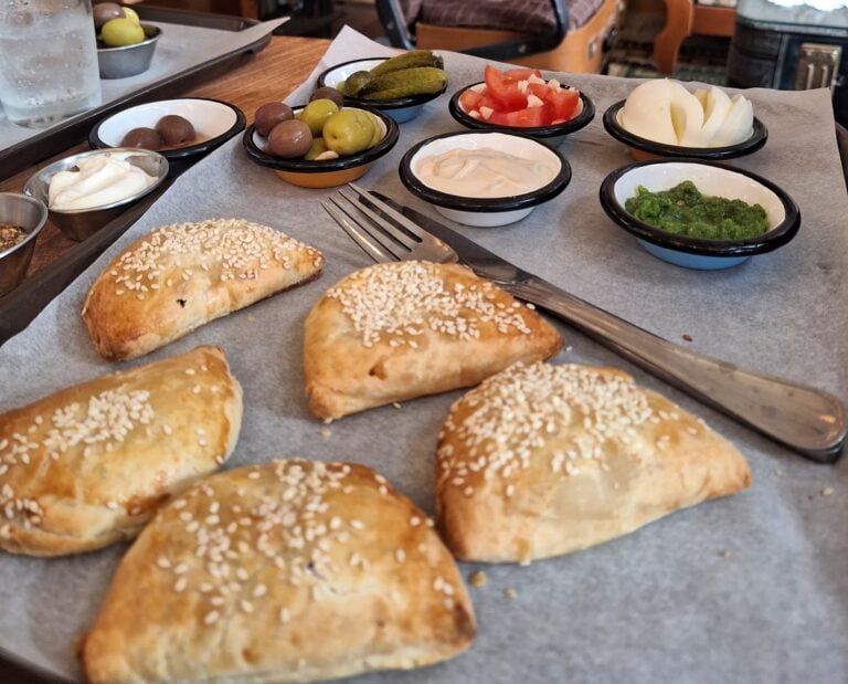 Burekas, of course, are on the nostalgic menu at Ivri. Photo by Elana Shap