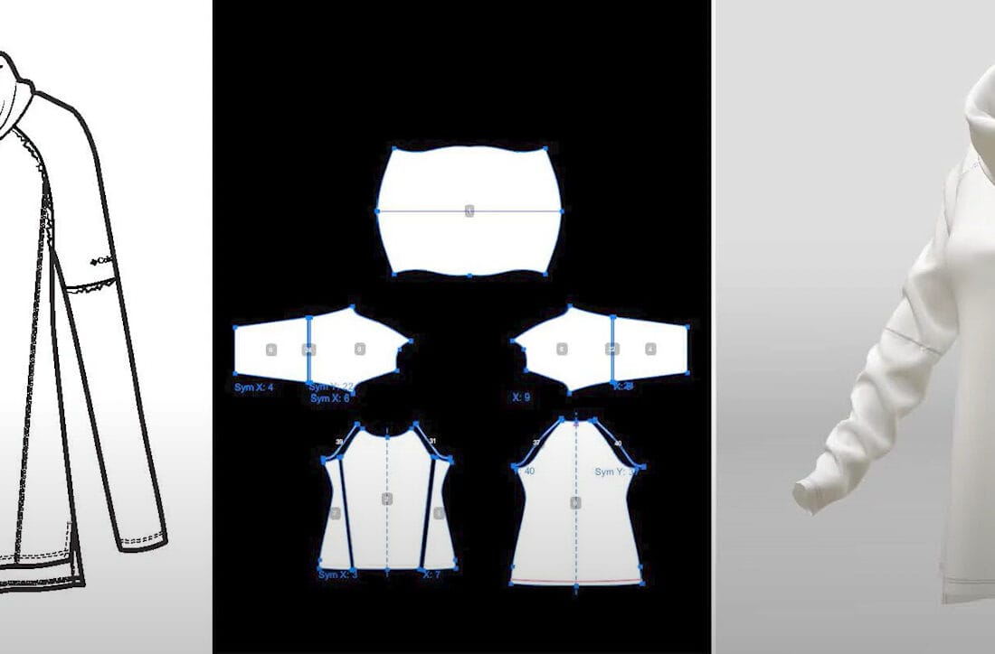 Browzwear software provides Columbia Sportswear’s fit engineers with digital twins to tweak before making actual garments. Photo: screenshot