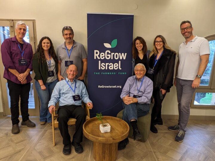 ReGrow Israel leaders and volunteers. Photo courtesy of ReGrow Israel