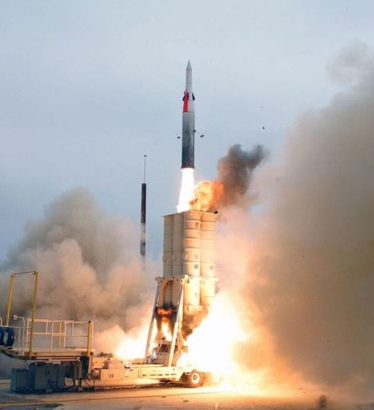 Arrow missile. Image courtesy of American Technion Society