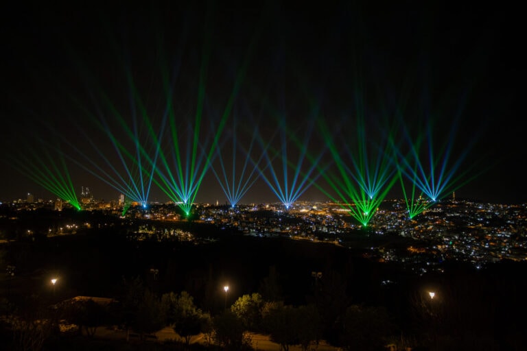 Jerusalem debuts spectacular laser light and sound show