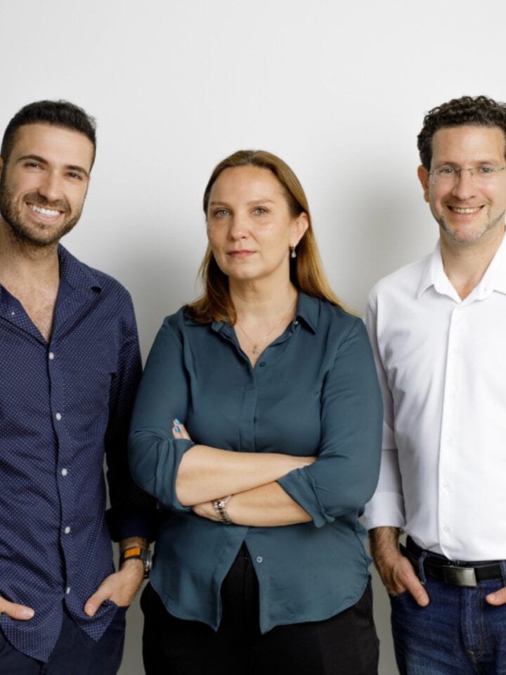 Clarity.ai founders, from left, Michael Matias, Natalie Fridman and Gil Avrieli. Photo courtesy of Clarity.ai