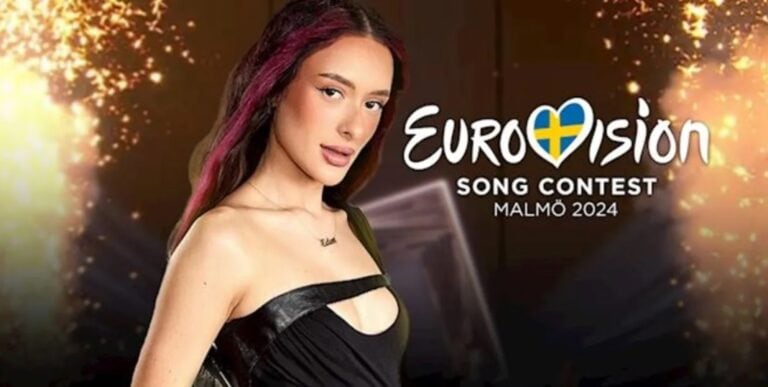 Eden Golan appears on promotional image for Israel’s 2024 Eurovision entry. Photo courtesy of Eurovision Song Contest
