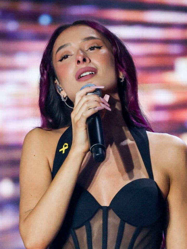 Eden Golan, winner of the reality show "The Next Star to the Eurovision," during the final of the show on February 6, 2024. Photo by Koko/Flash90