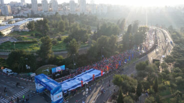 40,000 participants attended the 2024 Jerusalem Winner Marathon. Photo by SportPhotography.